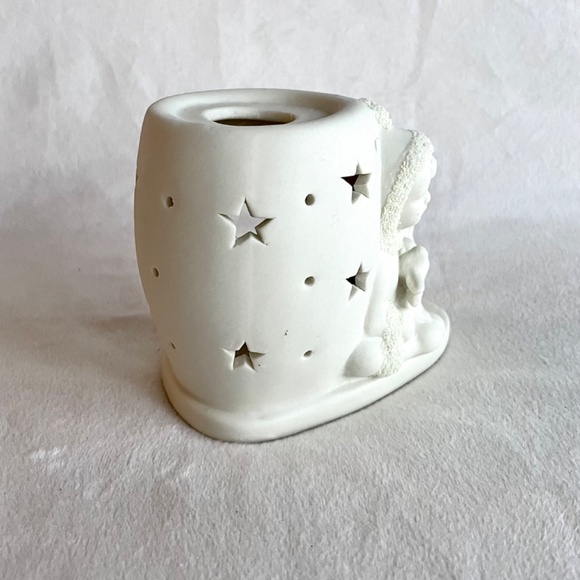 Vintage Delagar Collectibles Votive Tealight Candle Holder Snowbabies - Picture 6 of 16